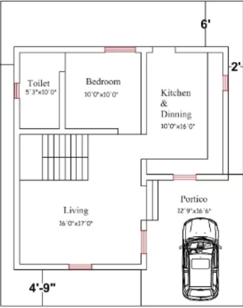  vijay nakshatra Floor Plan Ground Floor Plan