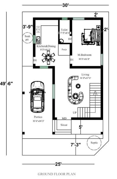  vijay nakshatra Floor Plan Ground Floor Plan