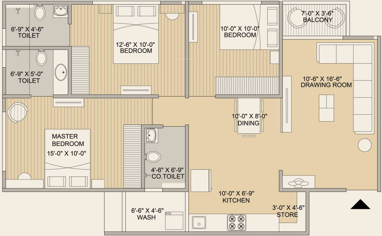  vivaan ixora Floor Plan Floor Plan