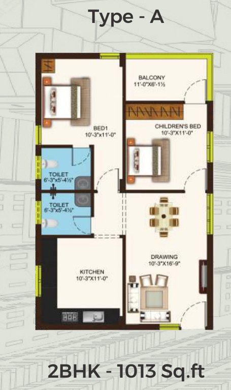  pooja park town Floor Plan Floor Plan