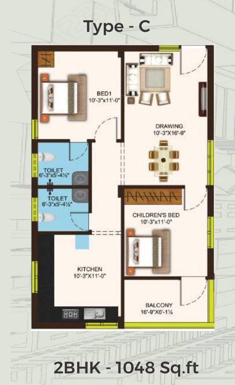  pooja park town Floor Plan Floor Plan