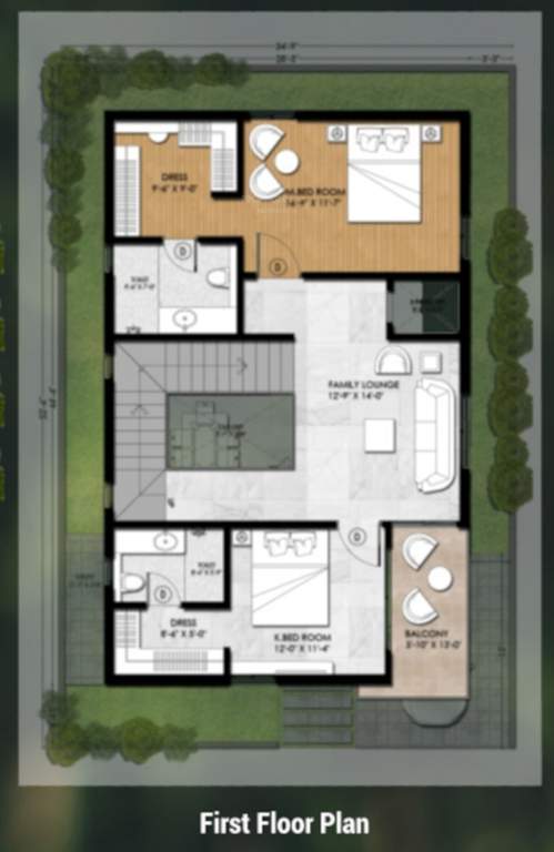 villa palazzo Floor Plan First Floor Plan