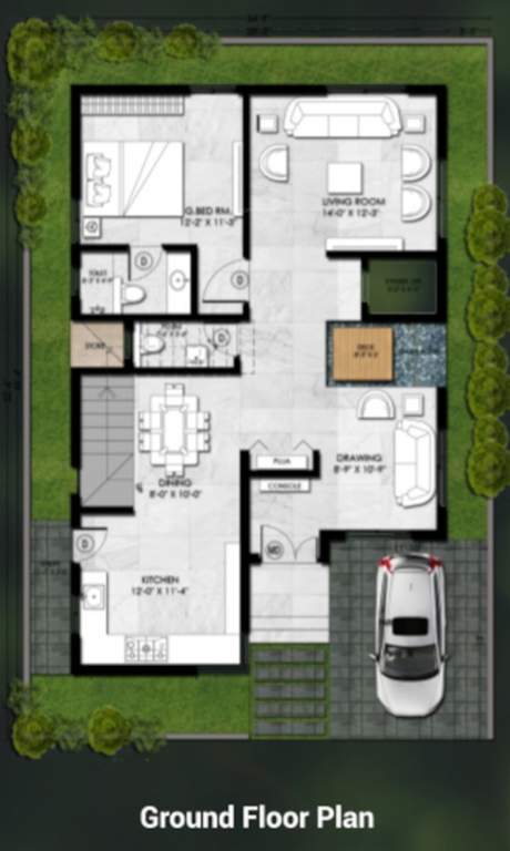  villa palazzo Floor Plan Ground Floor Plan