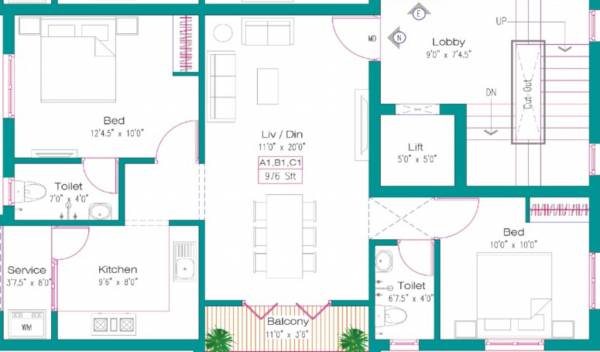  kalai-flats Floor Plan Floor Plan