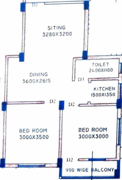  mitra-apartment Floor Plan Floor Plan