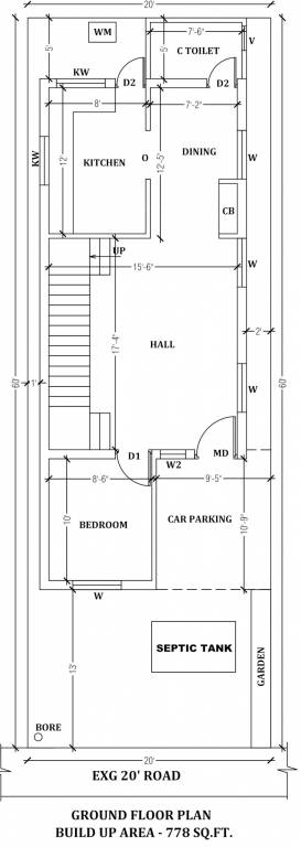  villa Floor Plan Ground Floor Plan