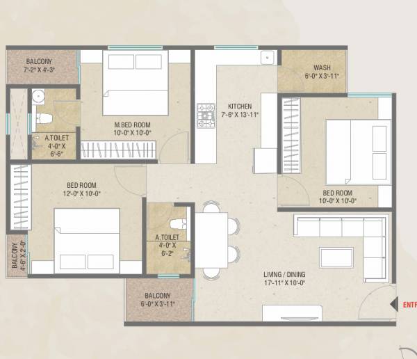  samruddhi-satvik Floor Plan Floor Plan