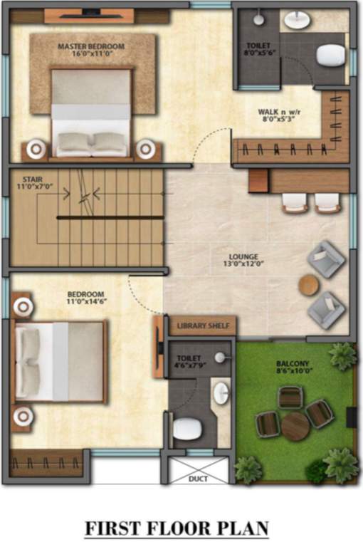  amigo villas Floor Plan First Floor Plan