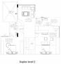 Upper Level Duplex Plan habiqo Floor Plan Upper Level Duplex Plan