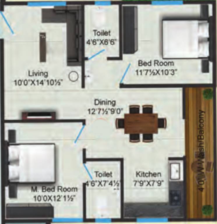 Floor Plan  tulasi bhagyanagar Floor Plan Floor Plan
