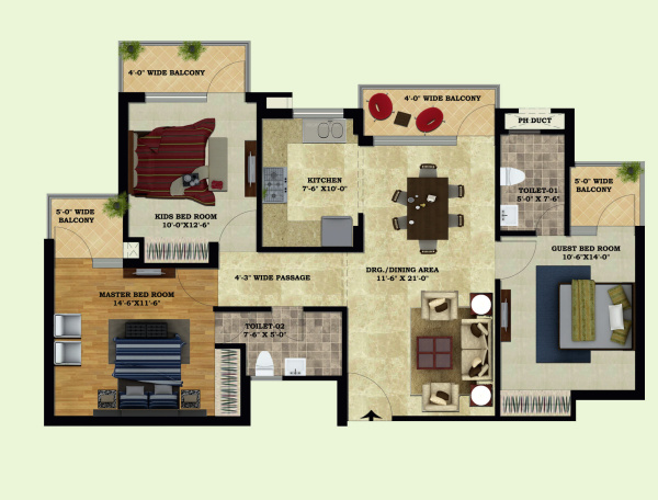 Floor Plan greens-ii Floor Plan Floor Plan