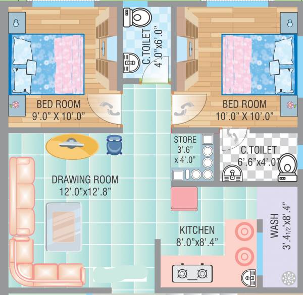  matruchhaya-residency Floor Plan Floor Plan