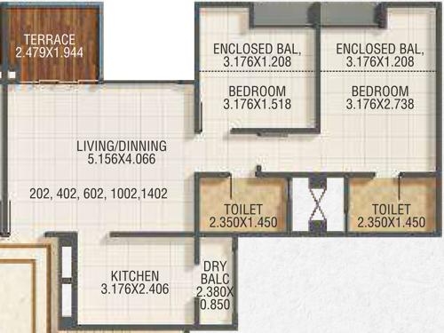  park-infinia-l1-k3-and-i4 Floor Plan Floor Plan