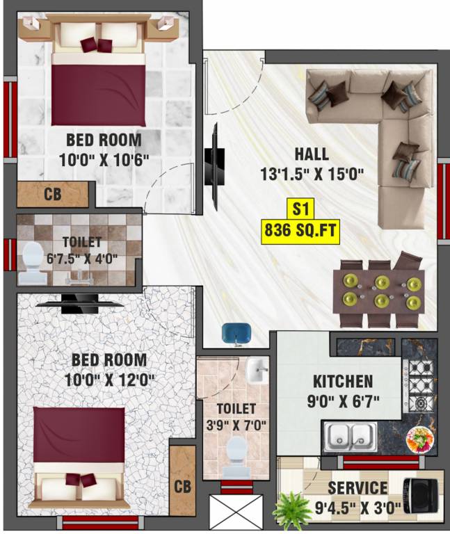  sai cherry Floor Plan Floor Plan