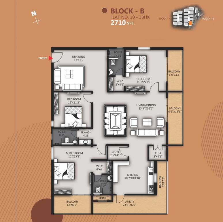  gnr vasavi nirvana Floor Plan Floor Plan