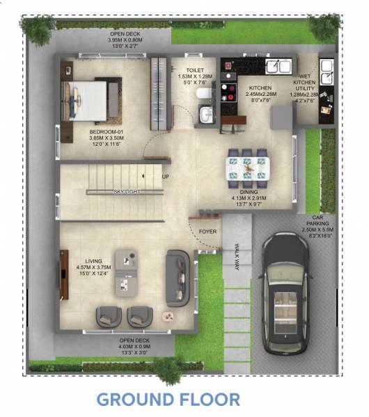  marquis Floor Plan Ground Floor Plan