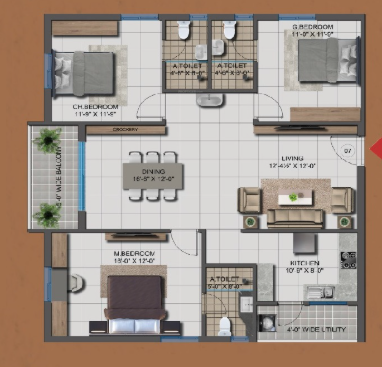  sunshine vihaan  Floor Plan Floor Plan