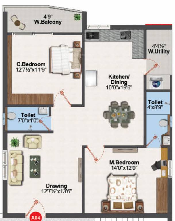  sai empire 01 Floor Plan Floor Plan
