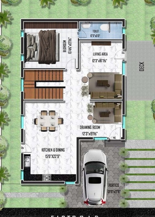  land mark 4 Floor Plan Ground Floor Plan