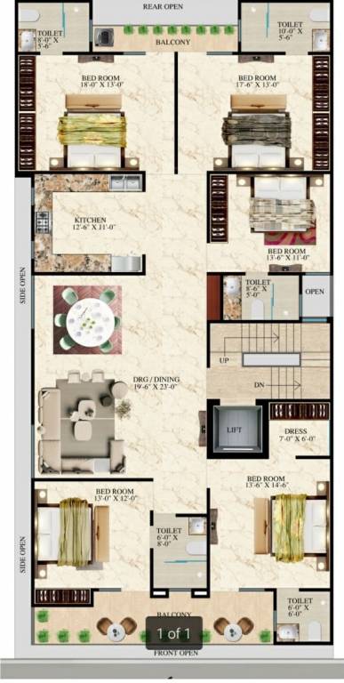 unique homes Floor Plan Floor Plan