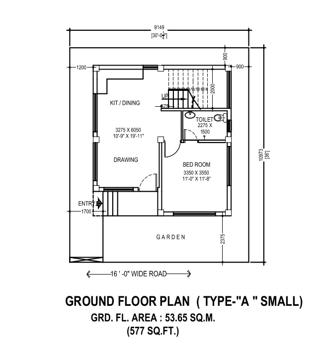  hiyar majhe Floor Plan Ground Floor Plan