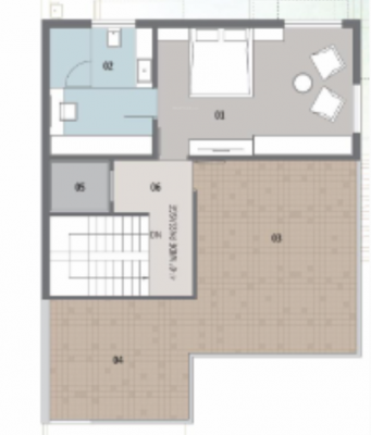  villa Floor Plan Second Floor Plan