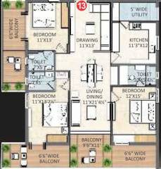  one Floor Plan Floor Plan