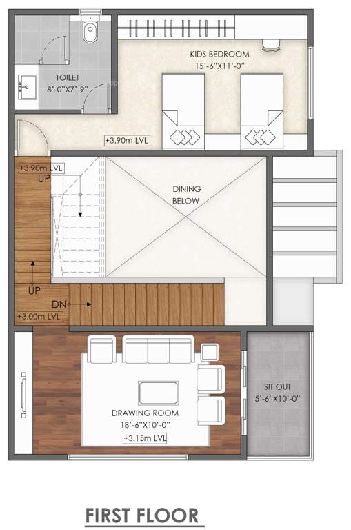  ecostone phase 1 Floor Plan First Floor Plan
