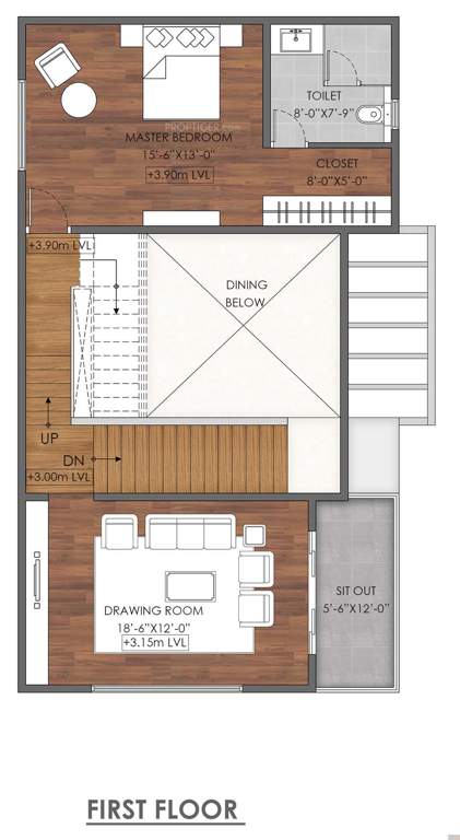  ecostone phase 1 Floor Plan First Floor Plan