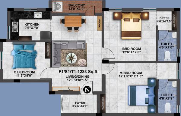  kyara Floor Plan Floor Plan