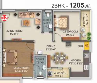  lake-ridge Floor Plan Floor Plan