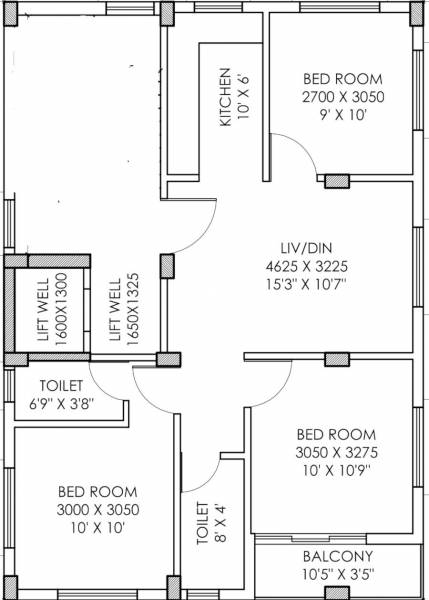  asha-kunj-individual-project Floor Plan Floor Plan