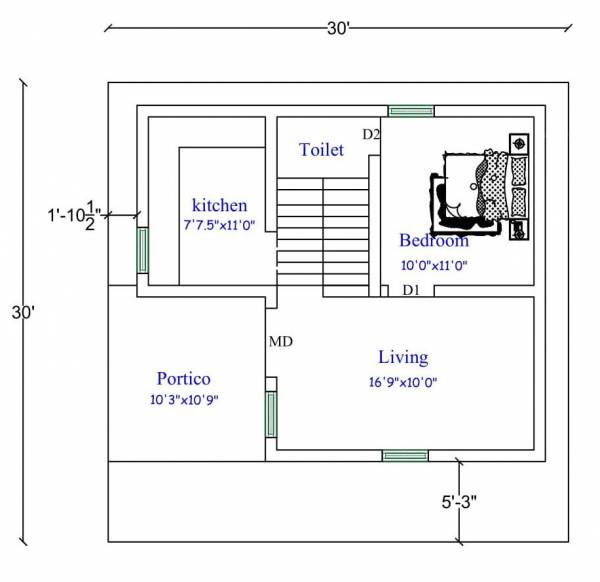  aastha-nest Floor Plan Ground Floor Plan