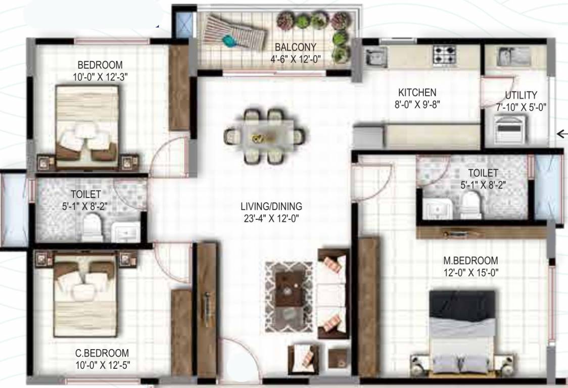 royal view Floor Plan Floor Plan