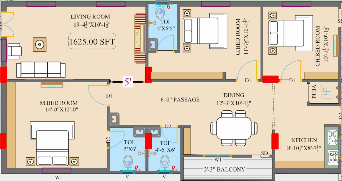 Floor Plan sai ganesh enclave Floor Plan Floor Plan