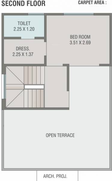 Second Floor Plan villa Floor Plan Second Floor Plan