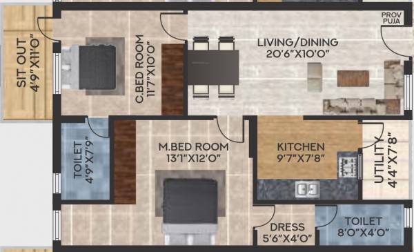  royal-orchids Floor Plan Floor Plan