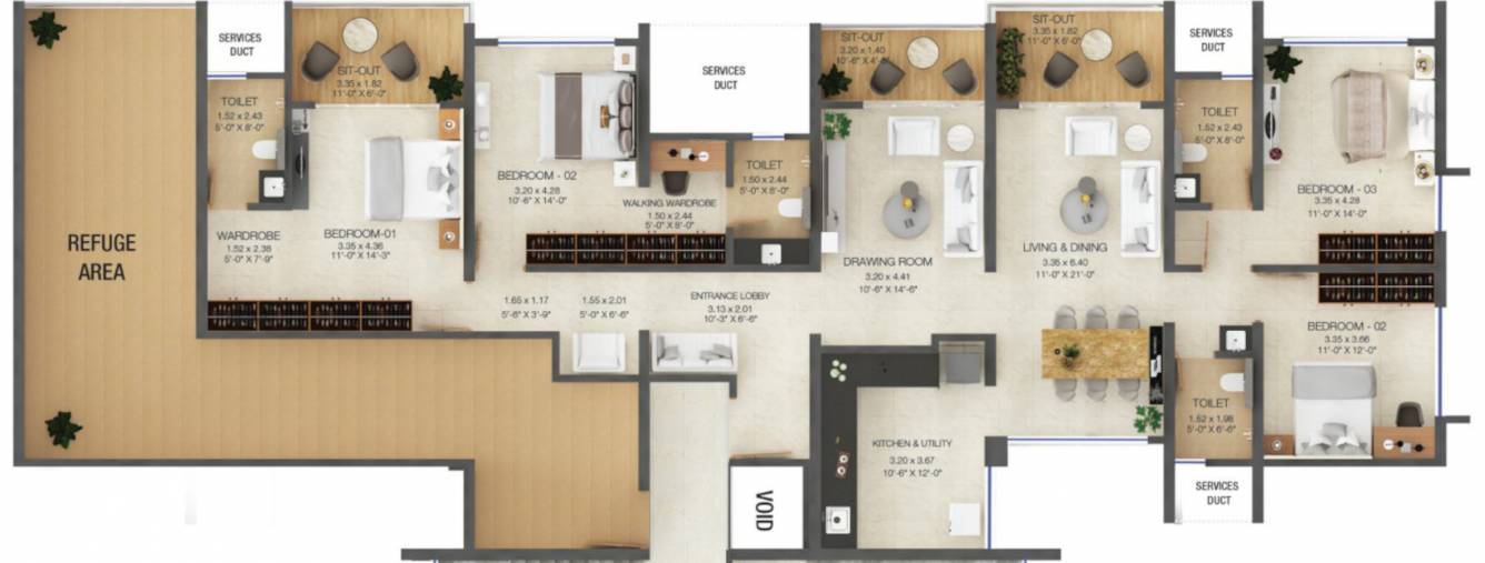 ornate Floor Plan Floor Plan