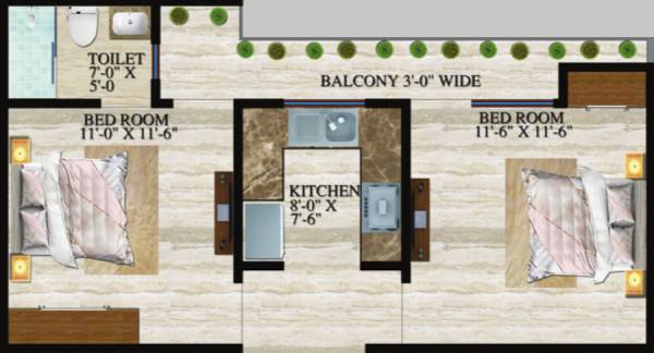  mandakani-residency Floor Plan Floor Plan