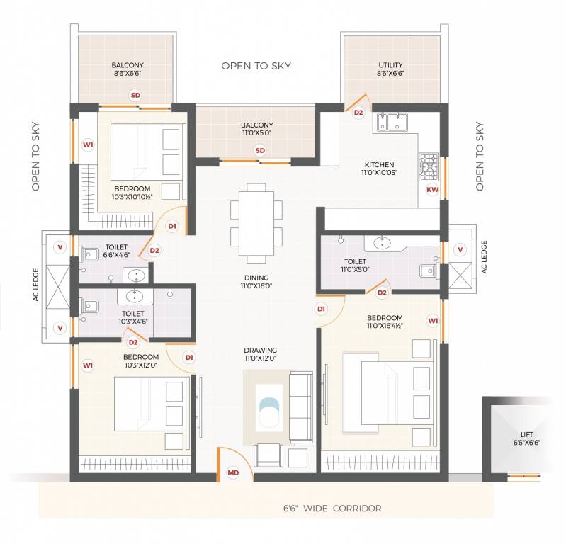  heights Floor Plan Floor Plan
