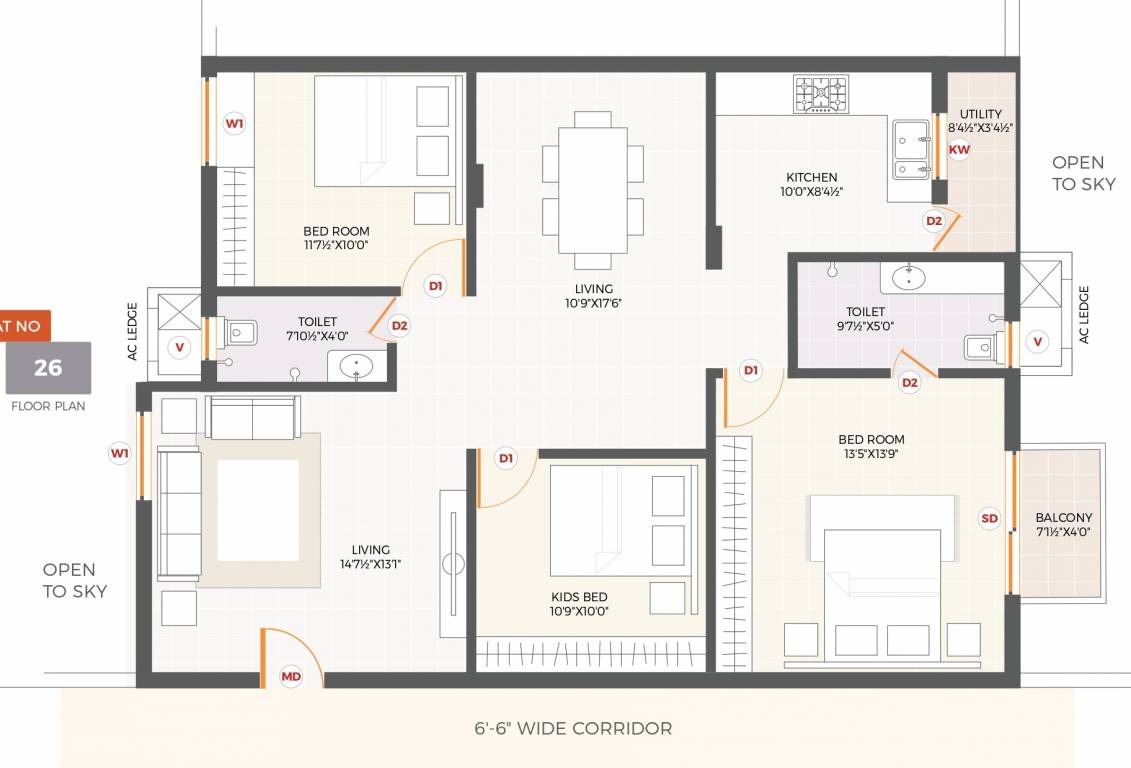  heights Floor Plan Floor Plan