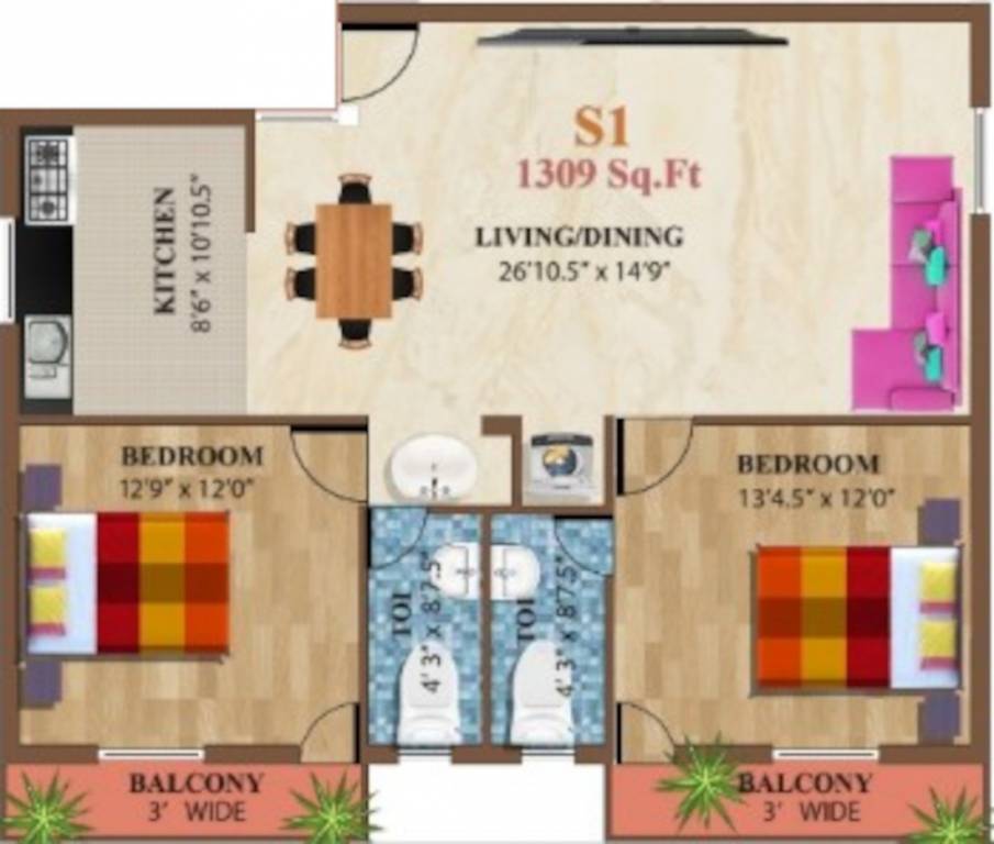 Floor Plan indraprestham a apartment Floor Plan Floor Plan