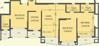Floor Plan k-raheja-interface-heights Floor Plan Floor Plan