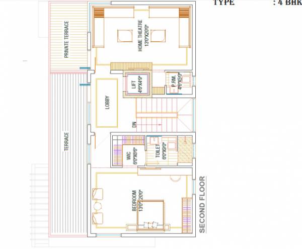  radhey-raaga Floor Plan Second Floor Plan