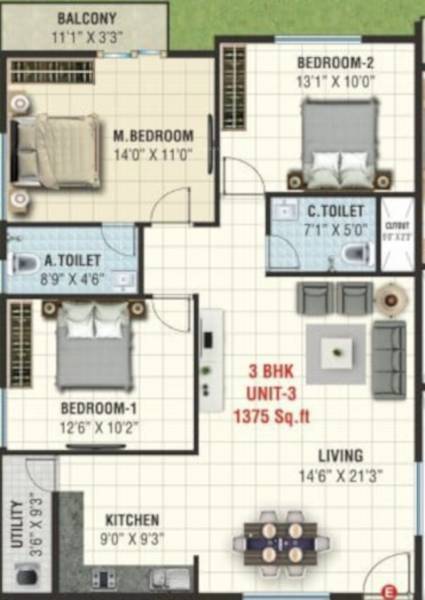  vaishnavi-flora Floor Plan Floor Plan