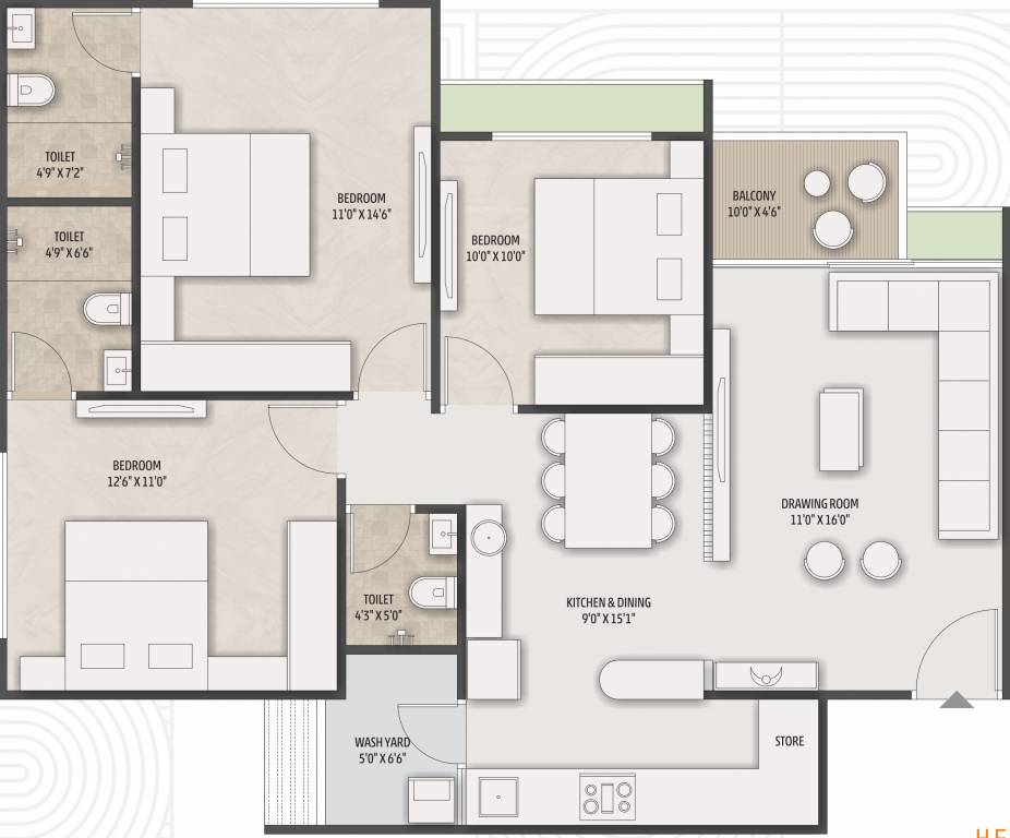 Floor Plan ambli heights Floor Plan Floor Plan