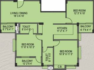 Floor Plan  tridev-garden-phase-2 Floor Plan Floor Plan