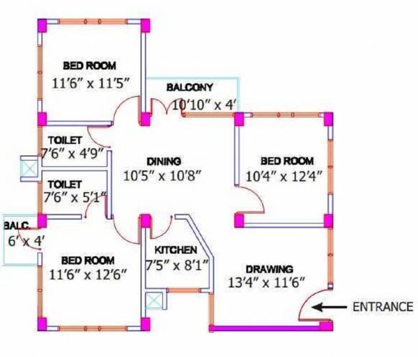  pushpanjali Floor Plan Floor Plan
