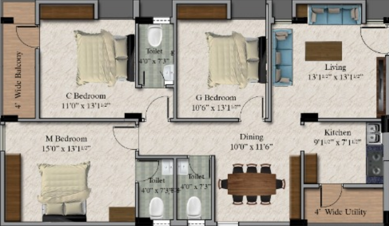  jewel park Floor Plan Floor Plan