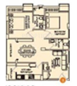 Ramky Pride (2BHK+2T (1,000 sq ft) 1000 sq ft)